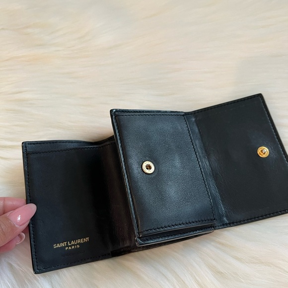 Authentic YSL Tri-fold Wallet - Picture 2 of 9